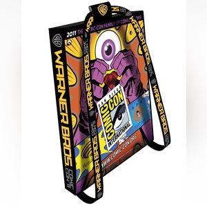 2011 Official Comic-Con San Diego Warner Bros Batman JUMBO Swag Bag/Backpack